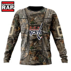 NHL Washington Capitals Specialized Unisex Vest Kits With Realtree Camo Hoodie, T Shirt