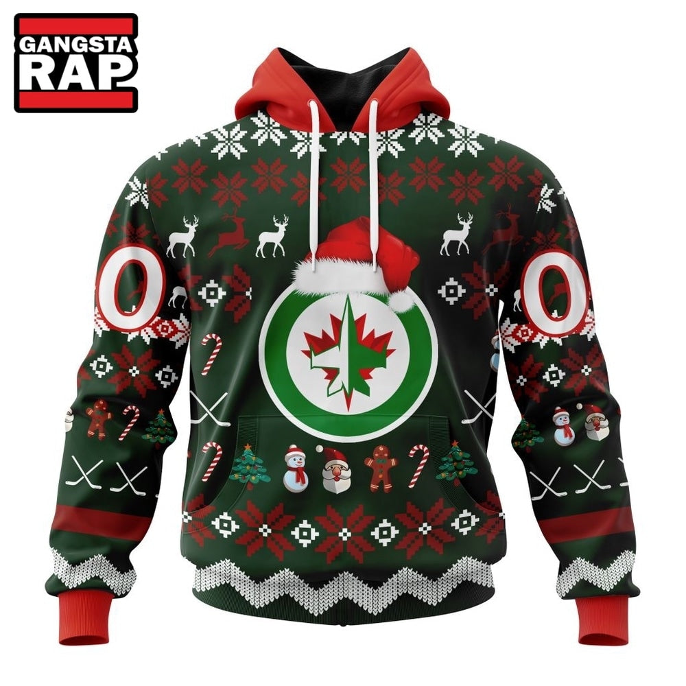 NHL Winnipeg Jets Hockey Christmas Is Coming 2026 Hoodie, Hoodie T-Shirt