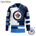 NHL Winnipeg Jets Home Mix Away New Design Hockey Jersey