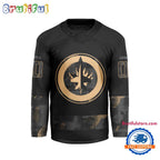 NHL Winnipeg Jets Military Appreciation Design Hockey Jersey