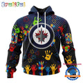 NHL Winnipeg Jets Special Autism Awareness Personalization Hoodie, TShirt, Sweatshirt