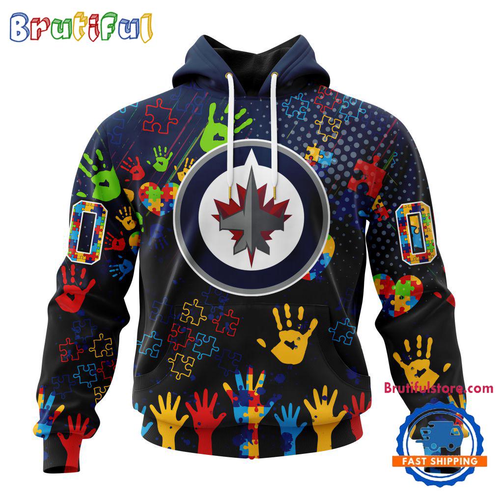NHL Winnipeg Jets Special Autism Awareness Personalization Hoodie, TShirt, Sweatshirt