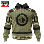 NHL Winnipeg Jets Special Camo Military Appreciation Hoodie, T Shirt