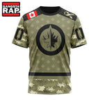 NHL Winnipeg Jets Special Camo Military Appreciation Hoodie, T Shirt