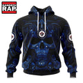 NHL Winnipeg Jets Special Design Halloween With Skull Art Hoodie, T Shirt