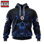 NHL Winnipeg Jets Special Design Halloween With Skull Art Hoodie, T Shirt