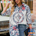 NHL Winnipeg Jets Special Hockey Team Hawaiian Design Women’s Casual Shirt