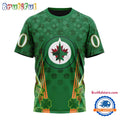 NHL Winnipeg Jets Special St. Patrick’s Day All Over Print Shirts