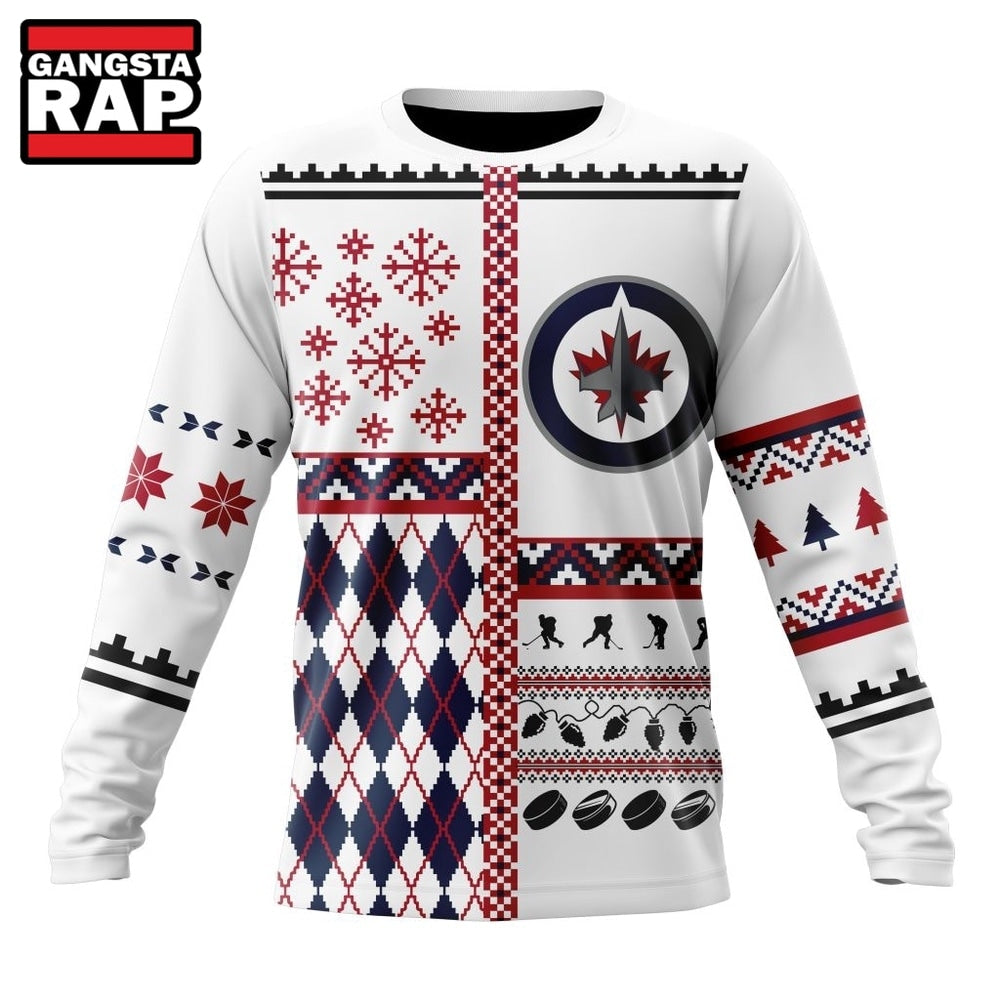 NHL Winnipeg Jets Specialized Christmas Is Coming New Design Hoodie, T Shirt