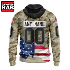 NHL Winnipeg Jets Specialized Kits For United State With Camo Color Hoodie, T Shirt