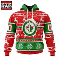 NHL Winnipeg Jets Specialized Unisex Christmas Is Coming Hoodie, T Shirt