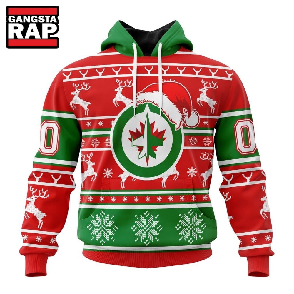 NHL Winnipeg Jets Specialized Unisex Christmas Is Coming Hoodie, T Shirt