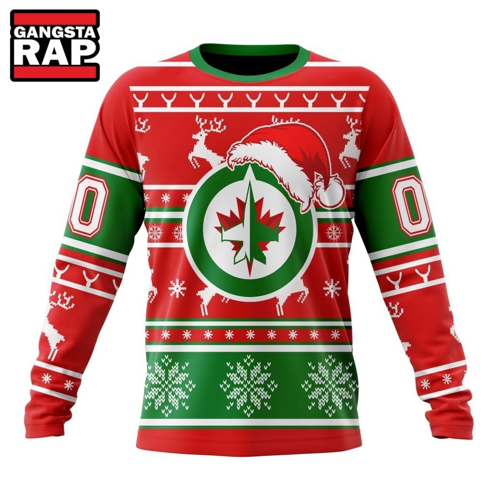 NHL Winnipeg Jets Specialized Unisex Christmas Is Coming Hoodie, T Shirt