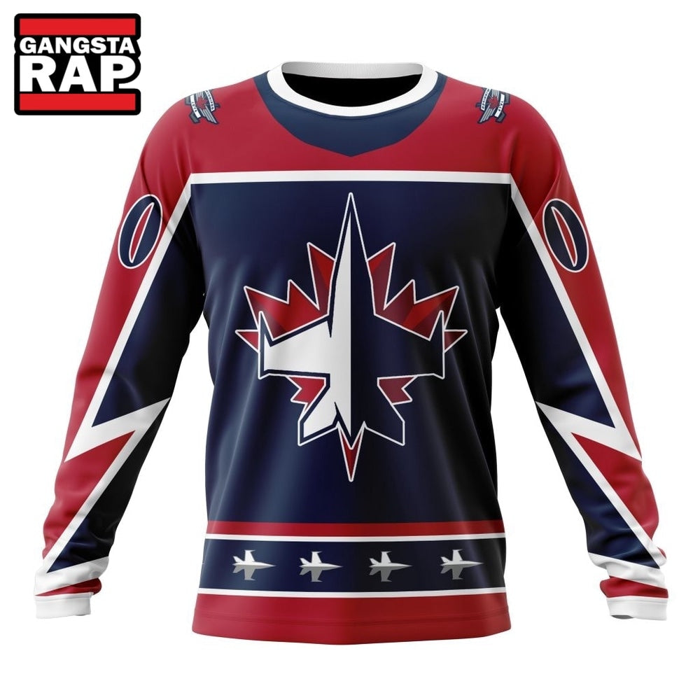 NHL Winnipeg Jets Specialized Unisex Kits With Retro Concepts Hoodie, T Shirt