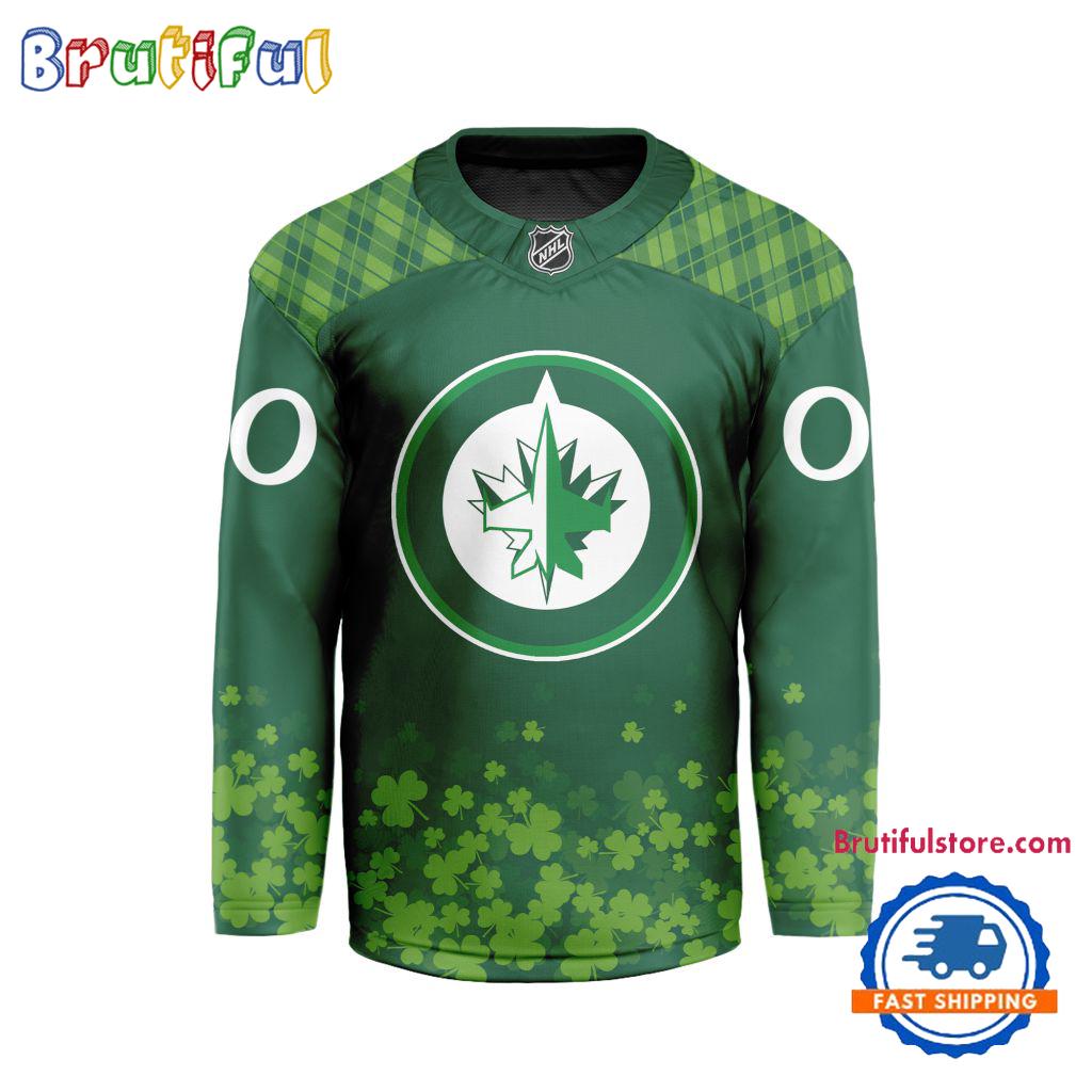NHL Winnipeg Jets St.Patrick’s Day New Design Hockey Jersey