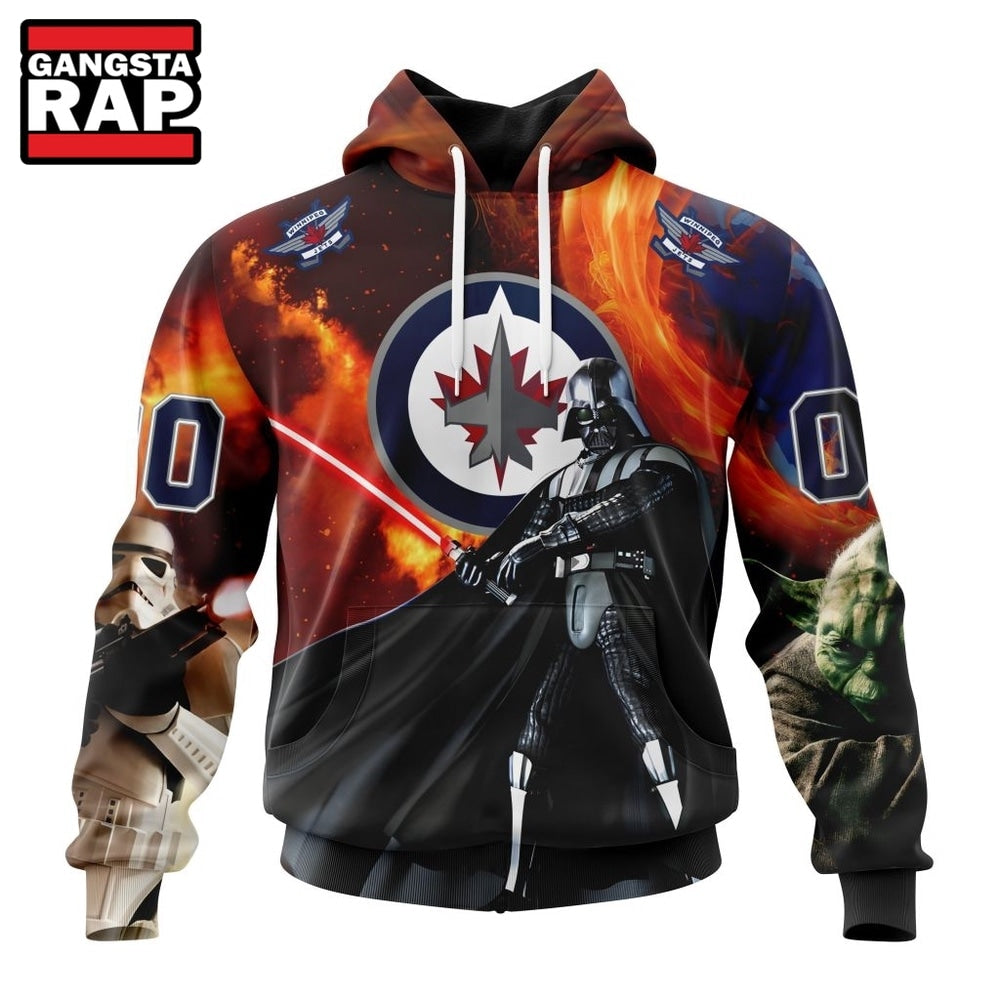 NHL Winnipeg Jets x Star War Specialized Design Hoodie, T Shirt