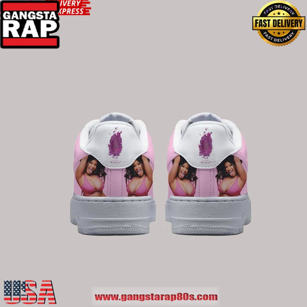Nicki Minaj Queen Pink Friday Air Force 1 Sneakers Shoes