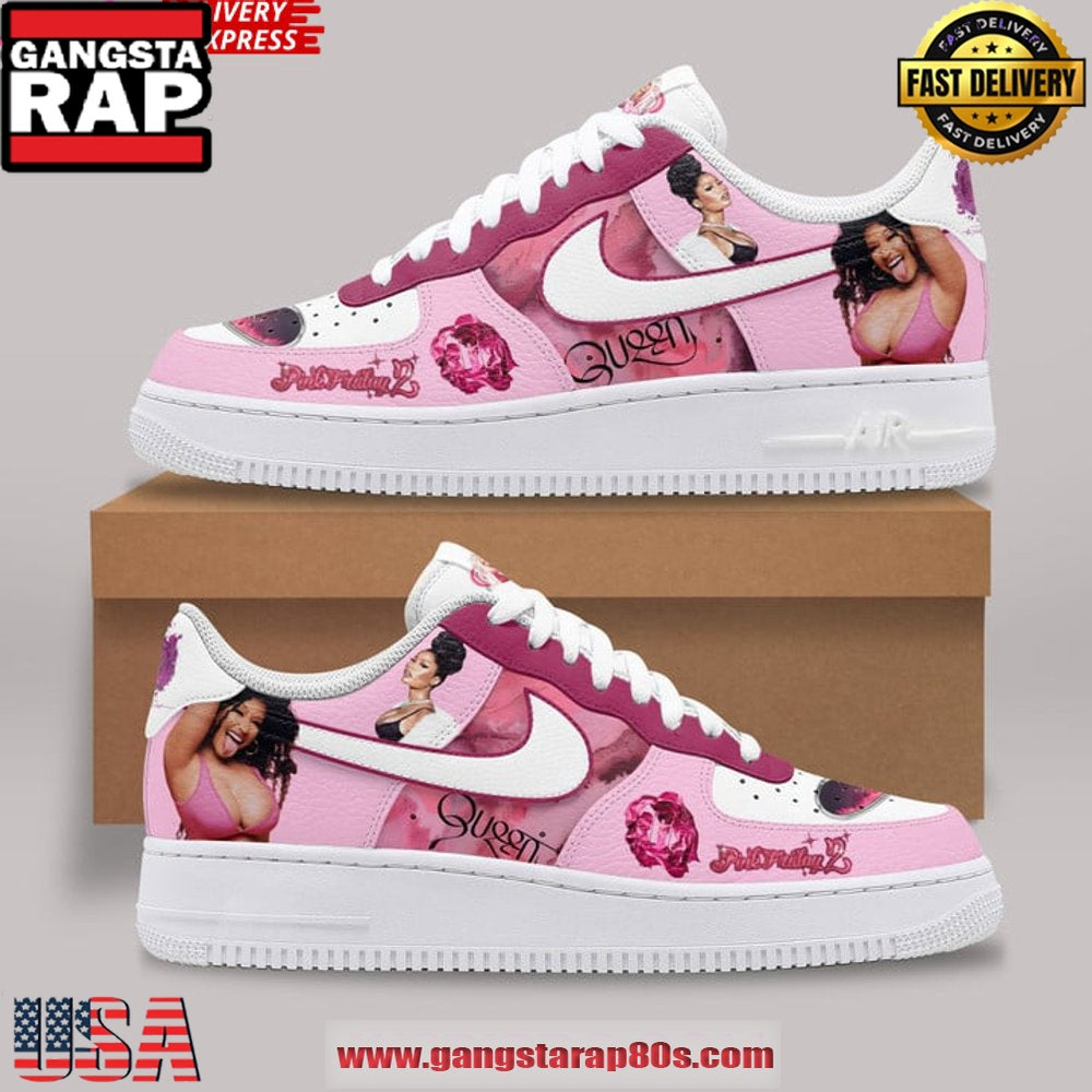 Nicki Minaj Queen Pink Friday Air Force 1 Sneakers Shoes
