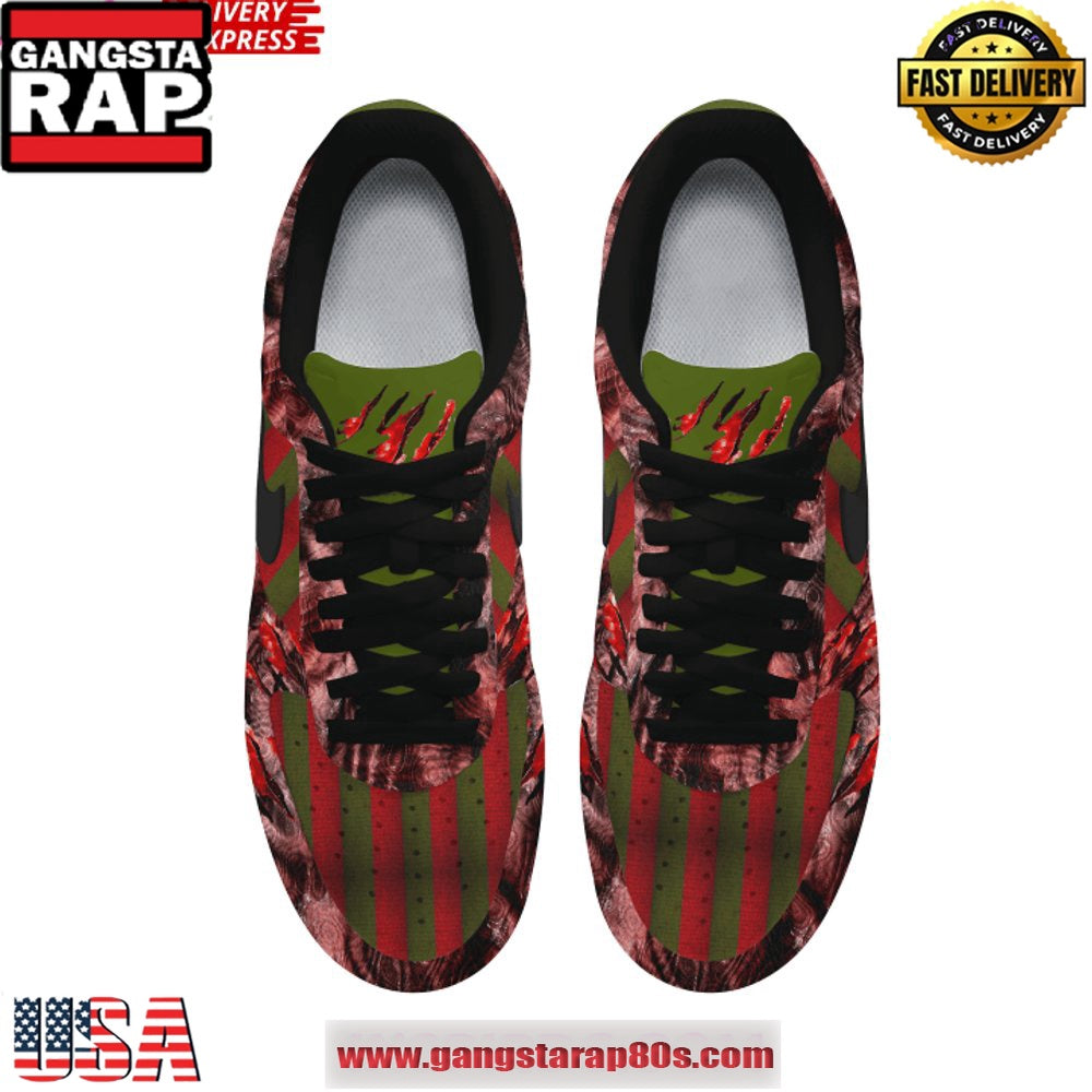 Nightmare on Elm Street Freddy’s Fury Air Force 1 Sneakers Shoes