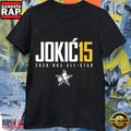 Nikola Jokic #15 Denver Nuggets 2026 NBA All-Star Elite T-Shirt