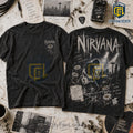 Nirvana Louder Than Yesterday Distressed Shirt