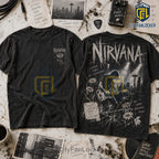 Nirvana Louder Than Yesterday Distressed Shirt