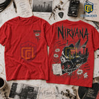 Nirvana Louder Than Yesterday Distressed Shirt