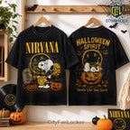 Nirvana Smells Like Teen Spirit Snoopy Halloween T-Shirt