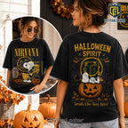 Nirvana Smells Like Teen Spirit Snoopy Halloween T-Shirt