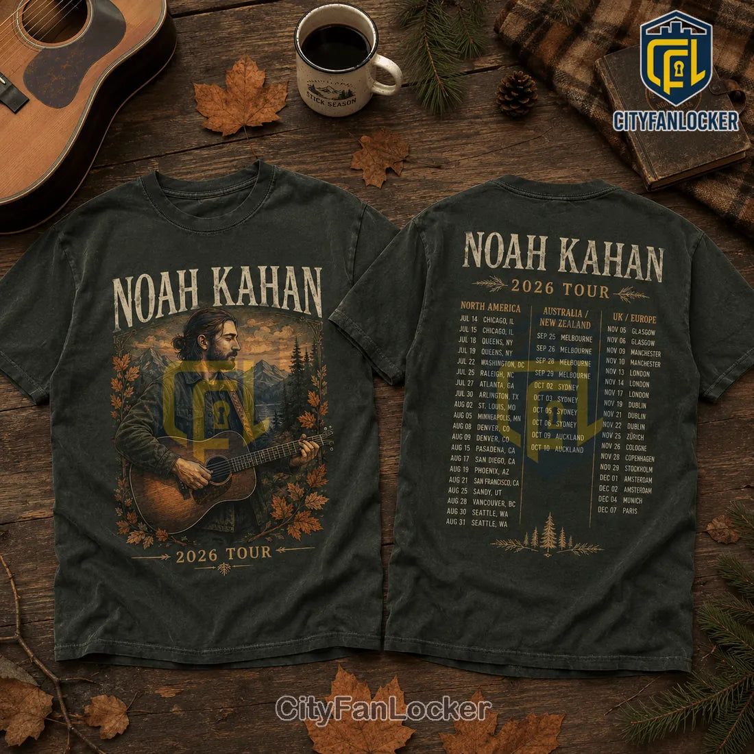 Noah Kahan 2026 Tour Limited Edition T-Shirt