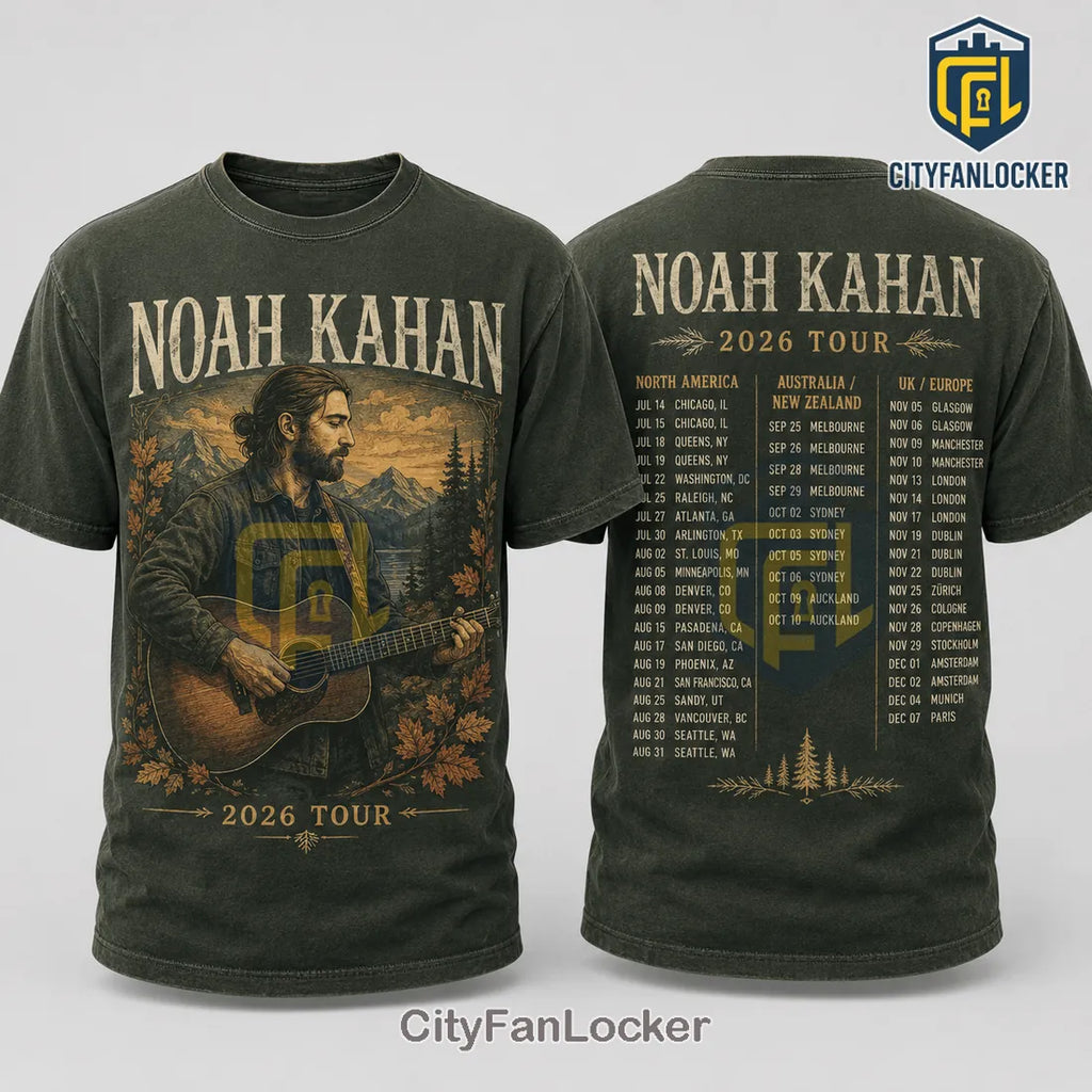 Noah Kahan 2026 Tour Limited Edition T-Shirt