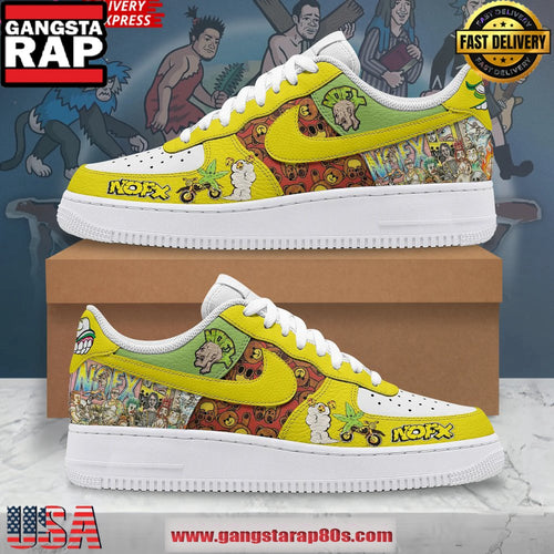 NOFX Band Special Edition Air Force 1 Running Sneakers Shoes