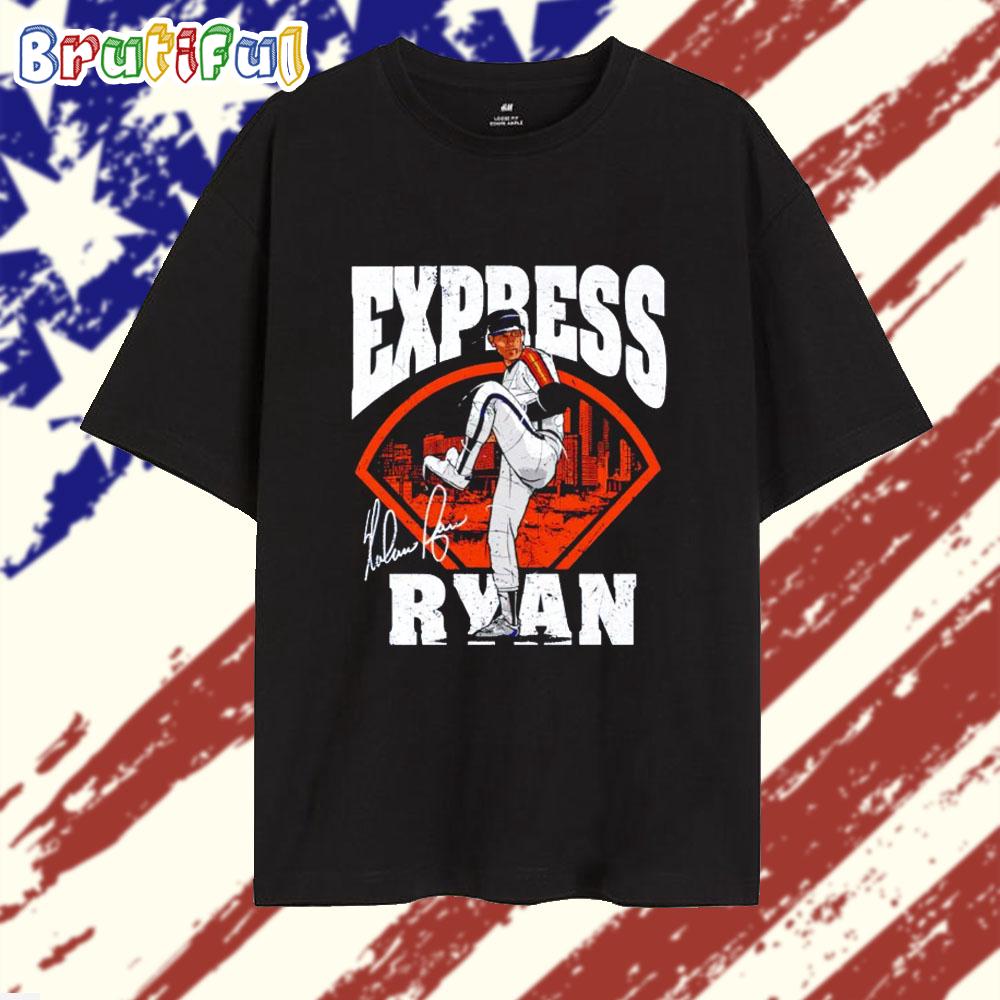 Nolan Ryan Houston Astros Express Field Signature T Shirt