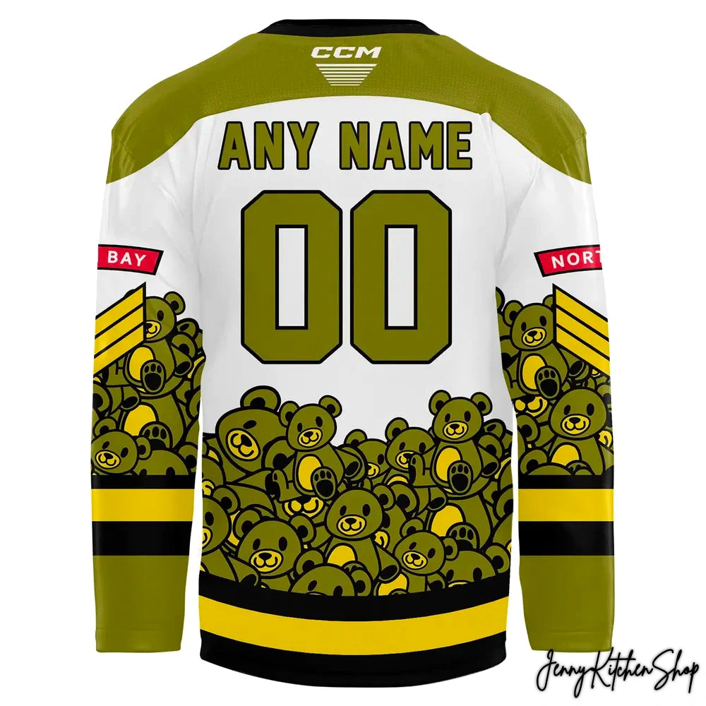 North Bay Battalion Teddy Bear Toss Limited Hockey Jersey
