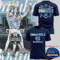 North Carolina Tar Heels 2026 Baseball College World Series Omaheels Logo Design T Shirt
