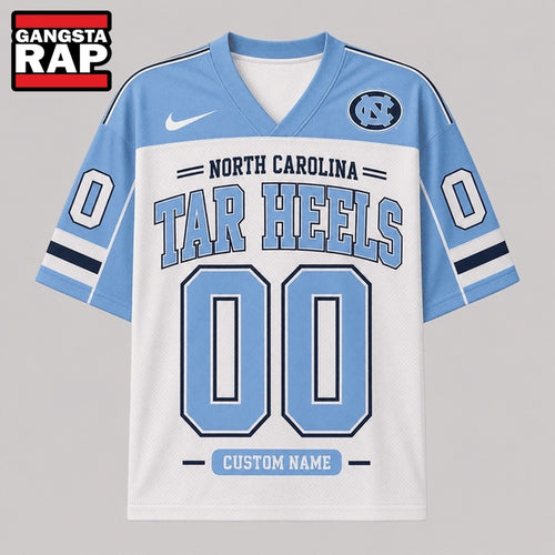 North Carolina Tar Heels NCAA College Team Pride Personalized Football jersey