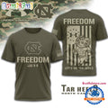 North Carolina Tar Heels NCAA Freedom Under Armour Limited Edition 3D Shirt