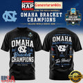 North Carolina Tar Heels Omaha Bracket Championship All Over Print T Shirt