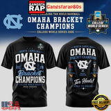 North Carolina Tar Heels Omaha Bracket Championship All Over Print T Shirt