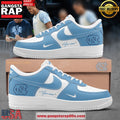North Carolina Tar Heels Per Custom Air Force 1 Sneakers Shoes