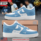 North Carolina Tar Heels Per Custom Air Force 1 Sneakers Shoes