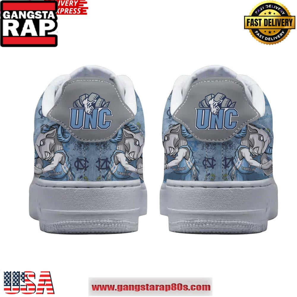 North Carolina Tar Heels Spirit Limited Edition Air Force 1 Sneakers Shoes
