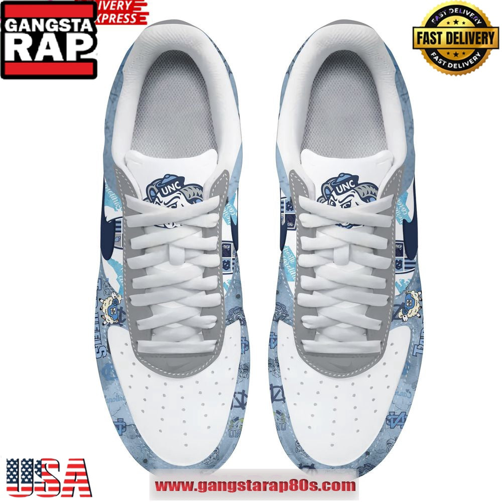 North Carolina Tar Heels Spirit Limited Edition Air Force 1 Sneakers Shoes