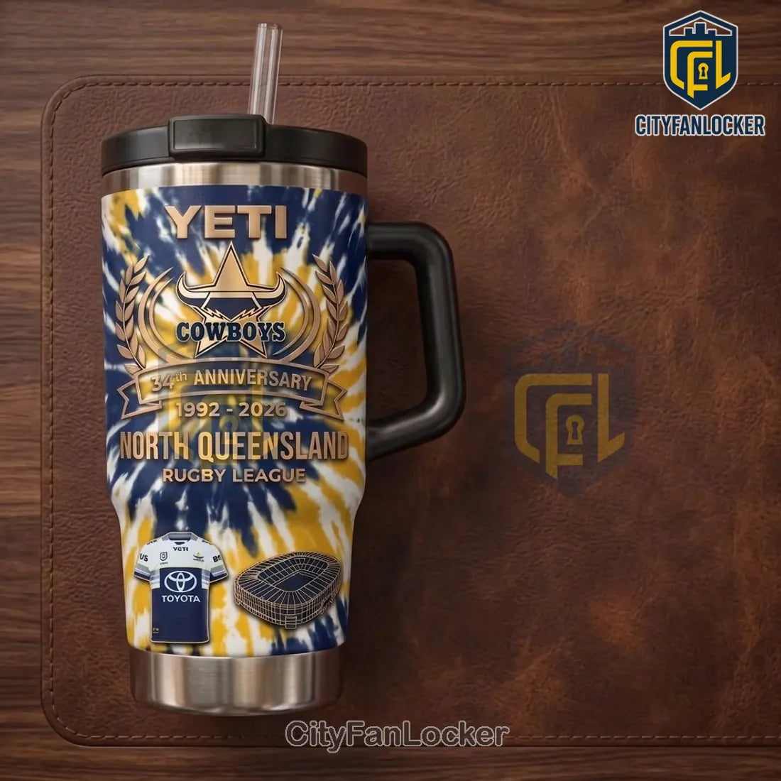 North Queensland Cowboys 34th Anniversary Stanley Tumbler