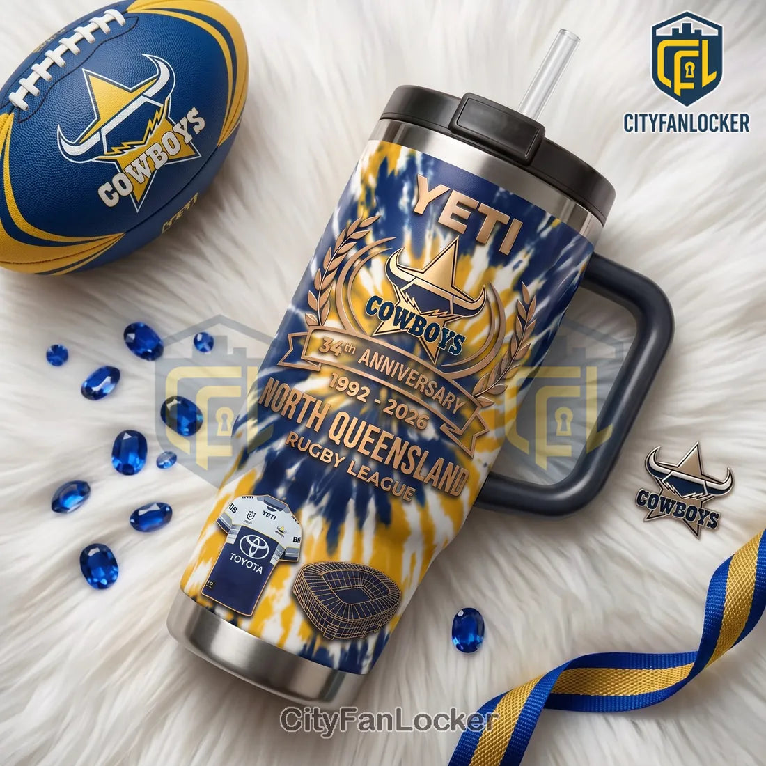 North Queensland Cowboys 34th Anniversary Stanley Tumbler