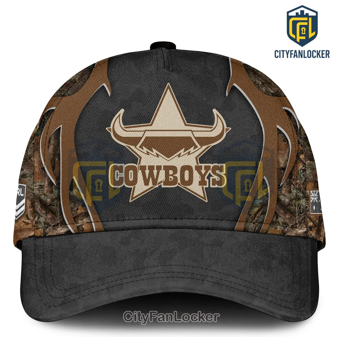 North Queensland Cowboys NRL Hunting Season Camo Hoodie