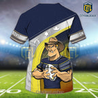 North Queensland Cowboys Personalized Navy Blue T-Shirt