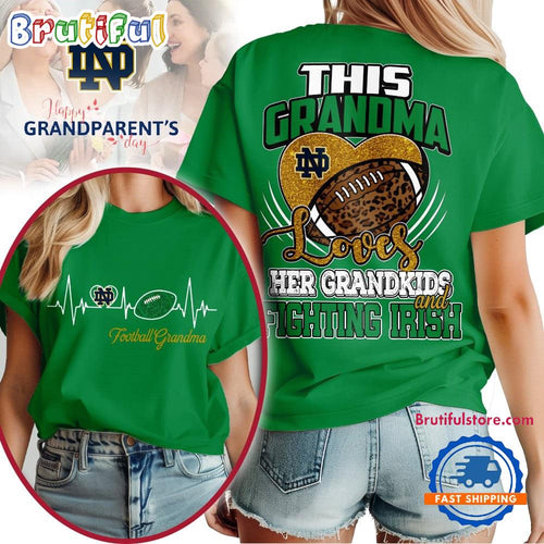 Notre Dame Fighting Irish 2025 NCAA Grandparents’ Day Unisex 3D Shirt