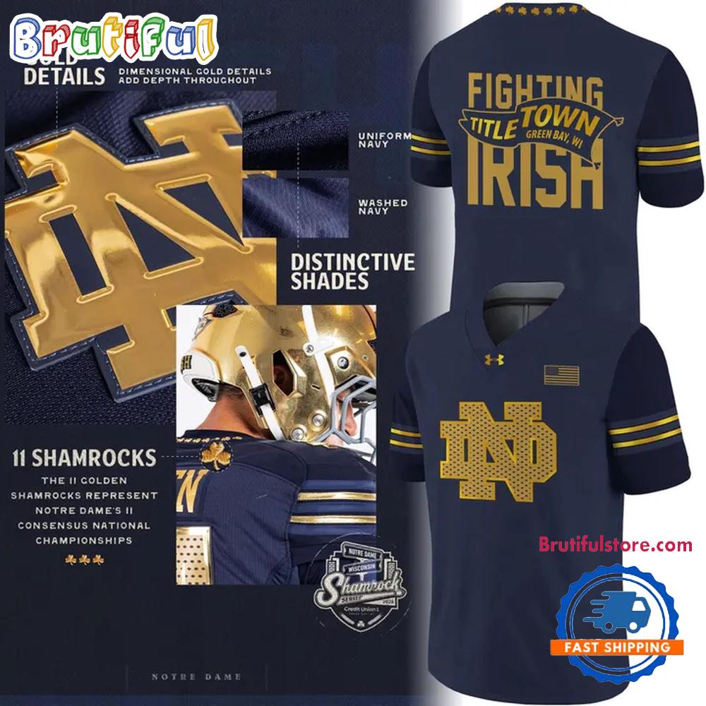 Notre Dame Fighting Irish 2026 Shamrock Series Football Jersey