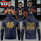 Notre Dame Fighting Irish 2026 Shamrock Series Metallic Hoodie T-Shirt
